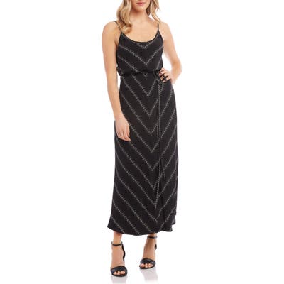 Karen Kane Camisole Blouson Maxi Dress, Black