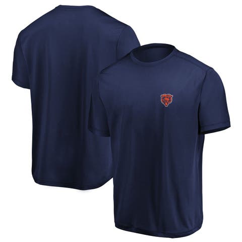 Men's Majestic Navy Chicago Bears Showtime Logo Cool Base T-Shirt