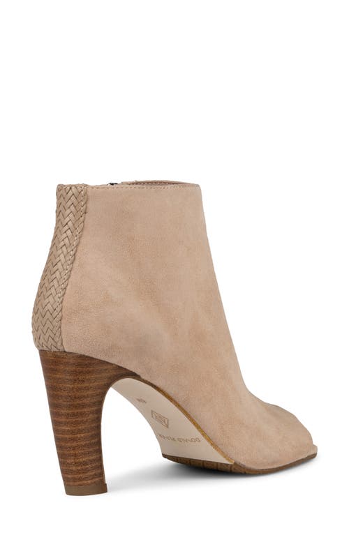 Shop Donald Pliner Peep Toe Bootie In Sand