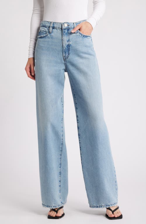 Shop Frame Le Jane Wide Leg Jeans In Ziggy