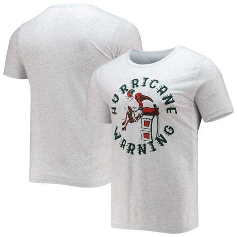Women's Gameday Couture Gray Miami Hurricanes Here To Play Oversized T-Shirt