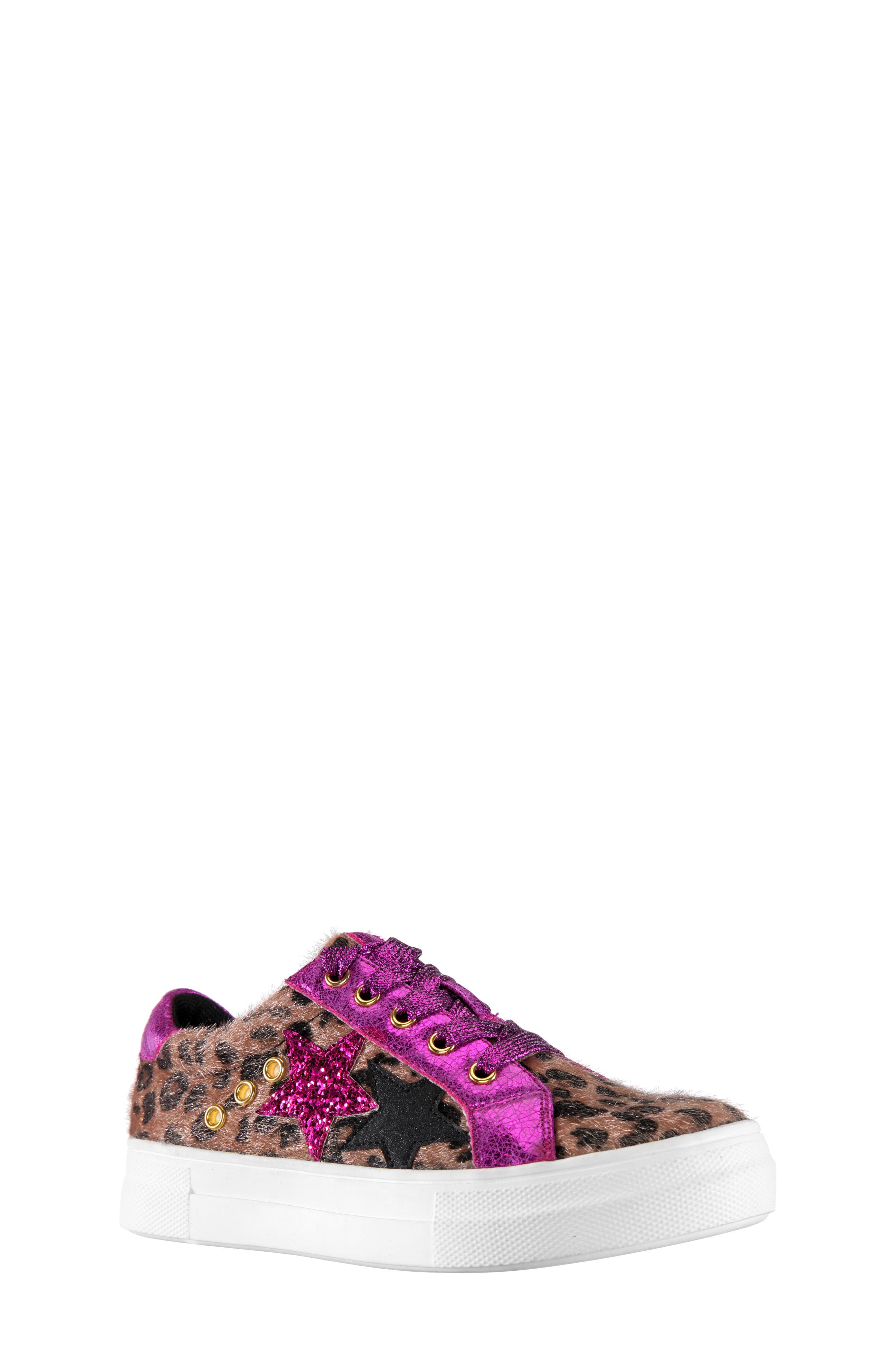 UPC 794378405252 product image for Toddler Girl's Nina Lizzet Glitter Sneaker, Size 12 M - Pink | upcitemdb.com