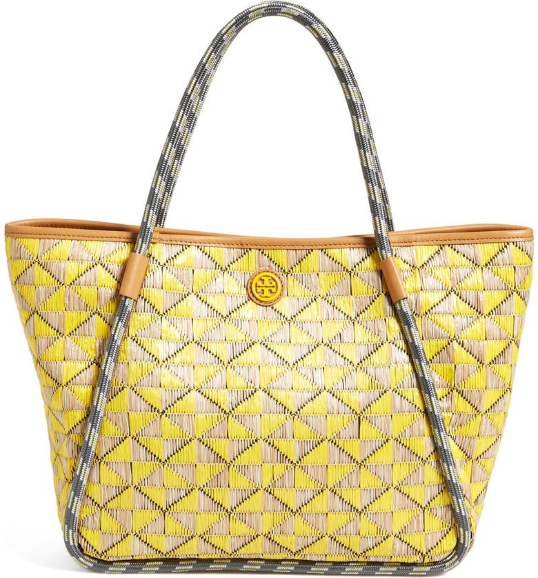 Tory Burch 'Small Mosaic' Straw Tote | Nordstrom