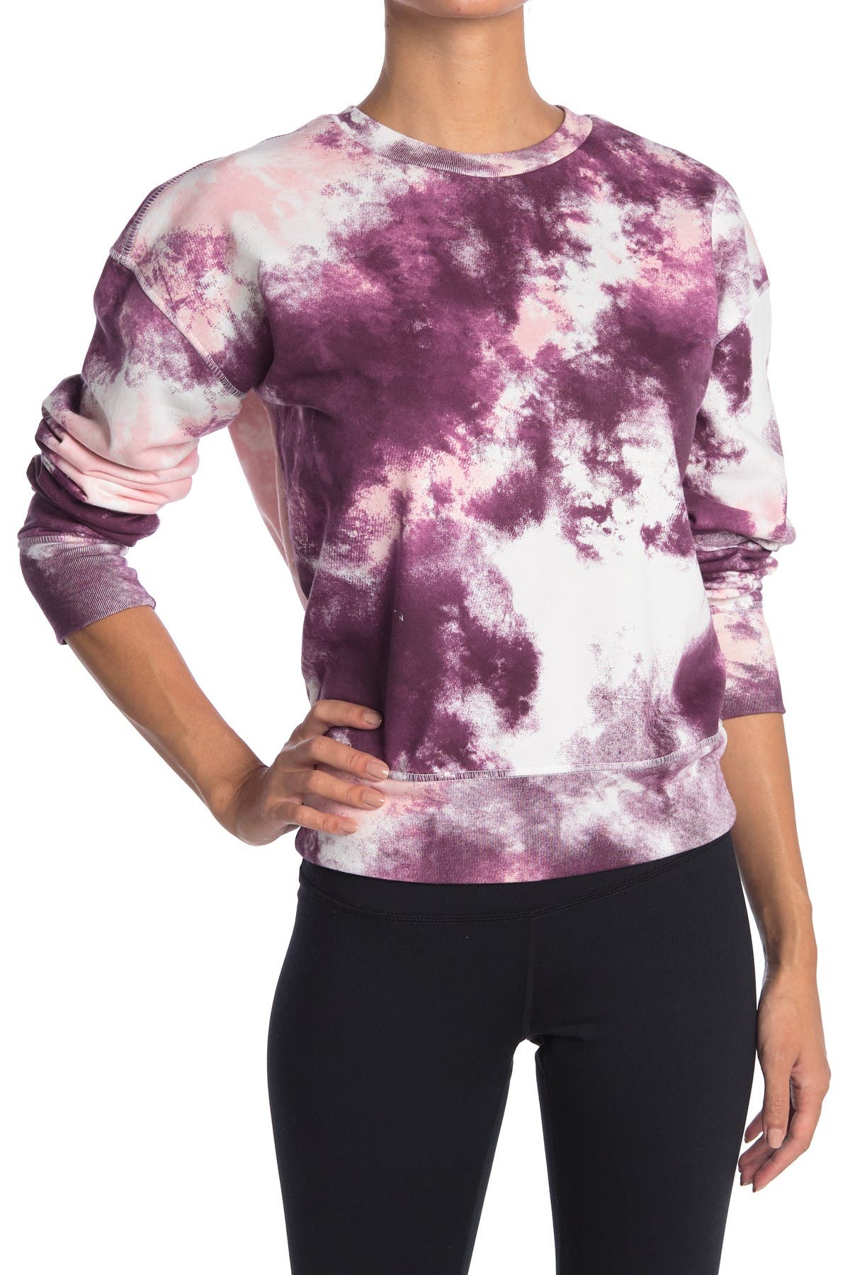 zella tie dye sweatshirt