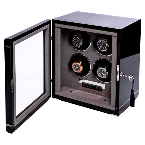 Rapport London Formula Quad Watch Winder In Black