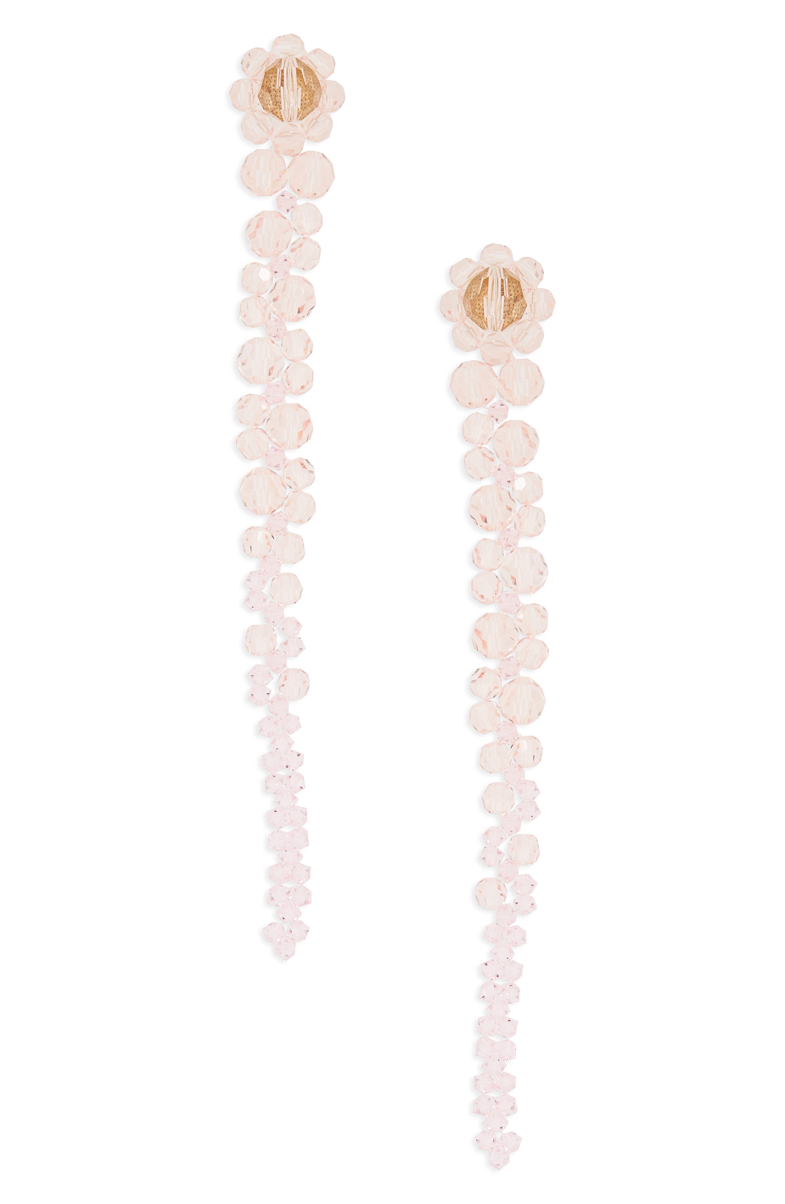 simone rocha beaded drop earrings