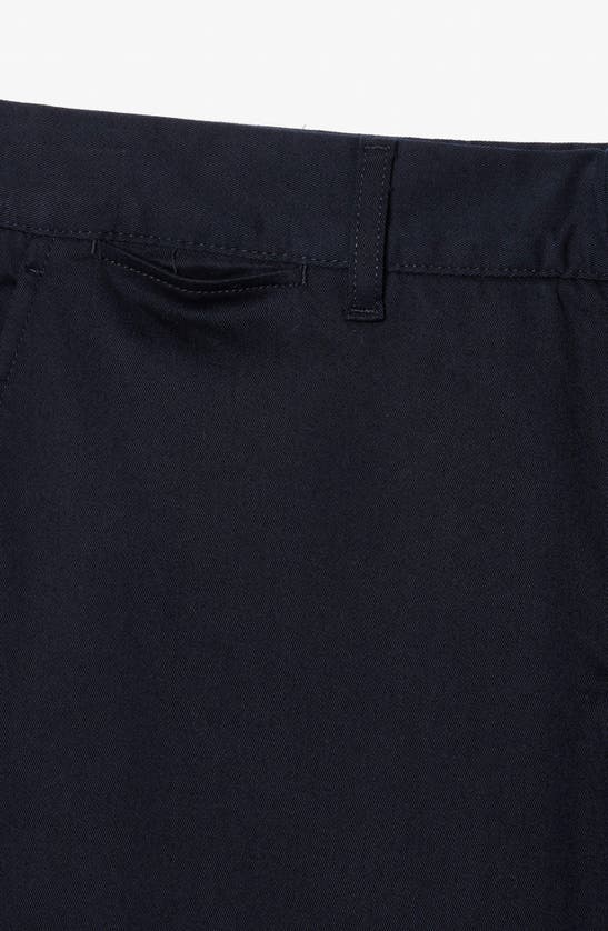 Shop Lacoste Slim Fit Stretch Cotton Chinos In Hde Abysm