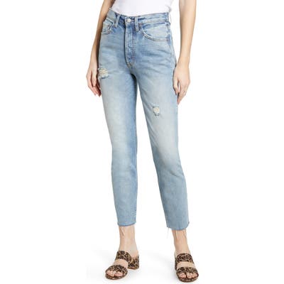 Boyish Jeans The Billy High Waist Ankle Skinny Jeans, Blue