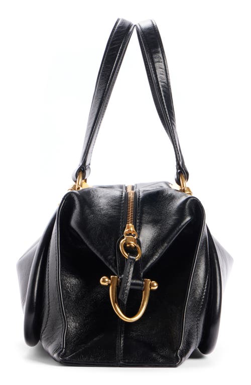 Shop Chloé Large Paraty 24 Leather Shoulder Bag In Black