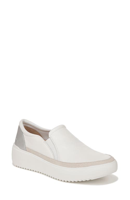 Kearny Platform Slip-On Sneaker in White