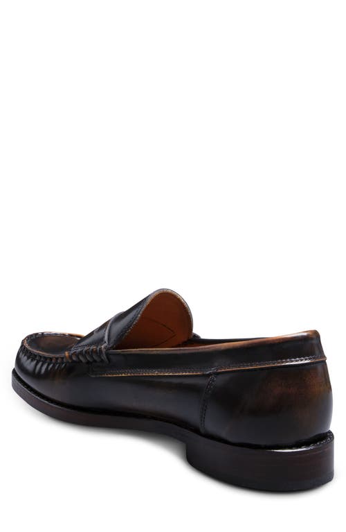 Allen Edmonds Newman Penny Loafer In Antique Bronze