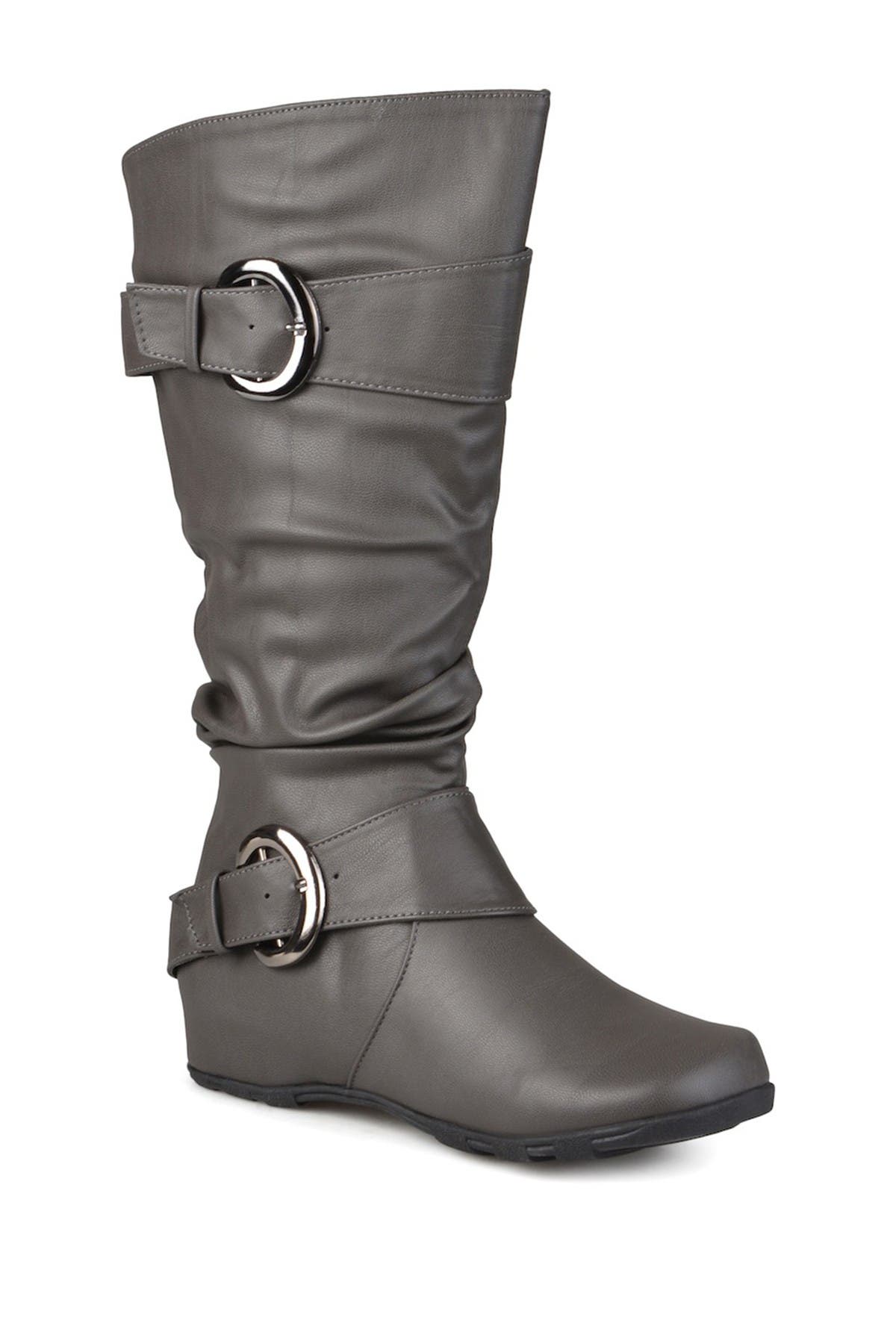 mid calf boots with buckles