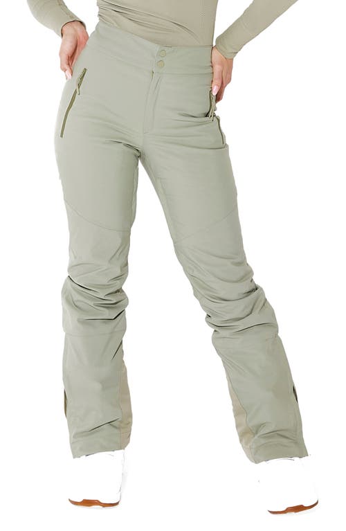 Alessandra Insulated Water Resistant Ski Pants in Sage