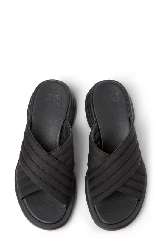 Shop Camper Spiro Slide Sandal In Black