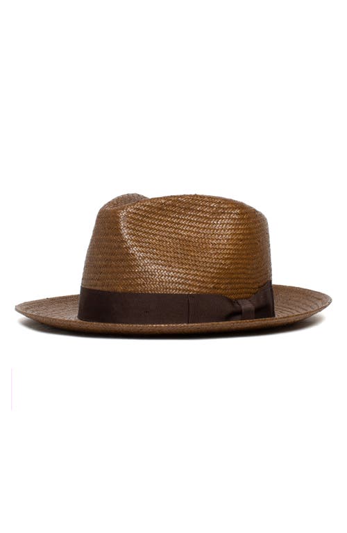 Goorin Bros. First & Foremost Woven Straw Hat in Brown