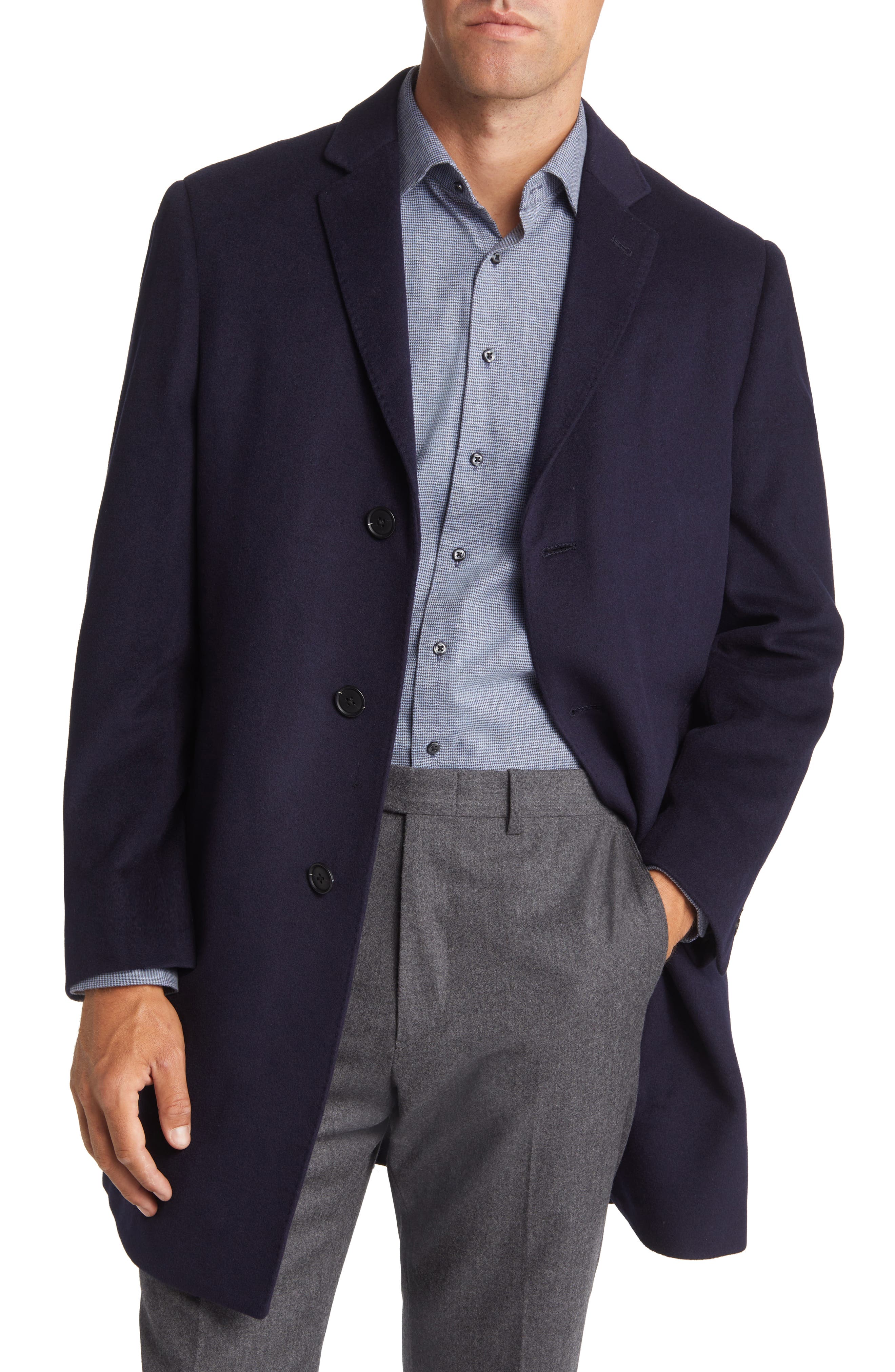 royal blue mens peacoat