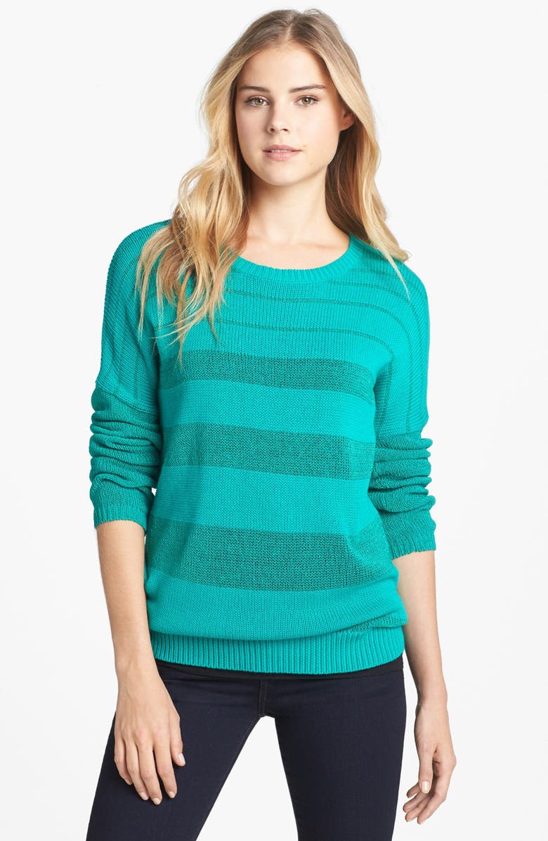 Two by Vince Camuto Shadow Stripe Crewneck Sweater | Nordstrom