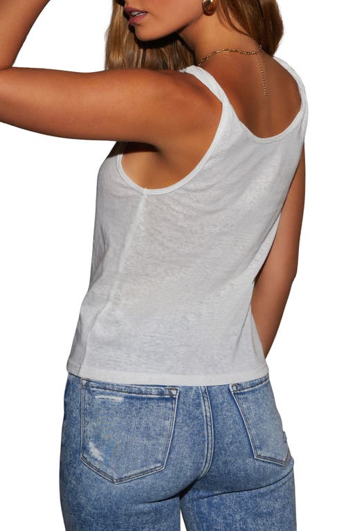 Shop Vici Collection Karley Slub Jersey Camisole In White