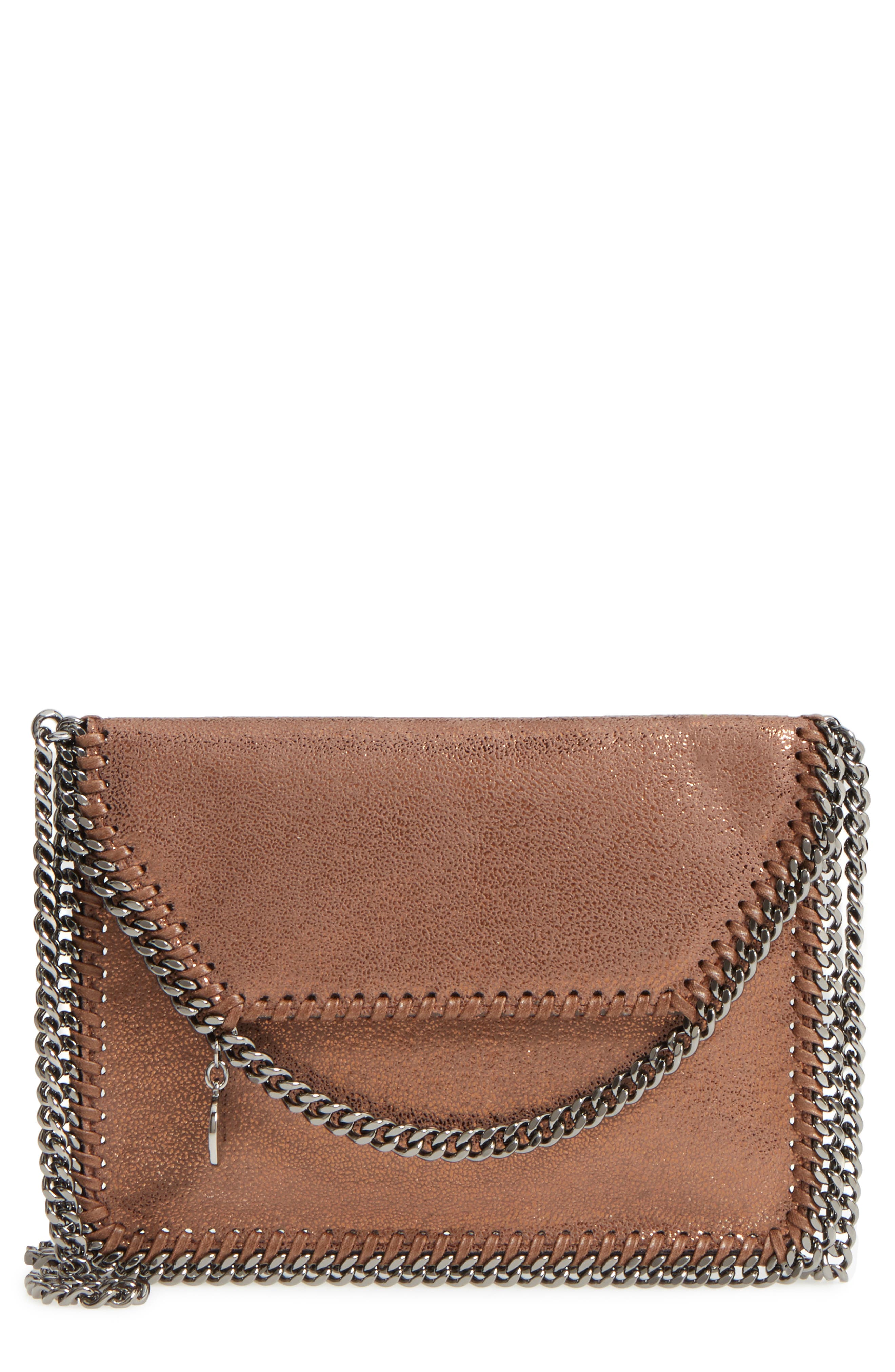 Stella McCartney Metallic Faux Leather Crossbody Bag Nordstrom