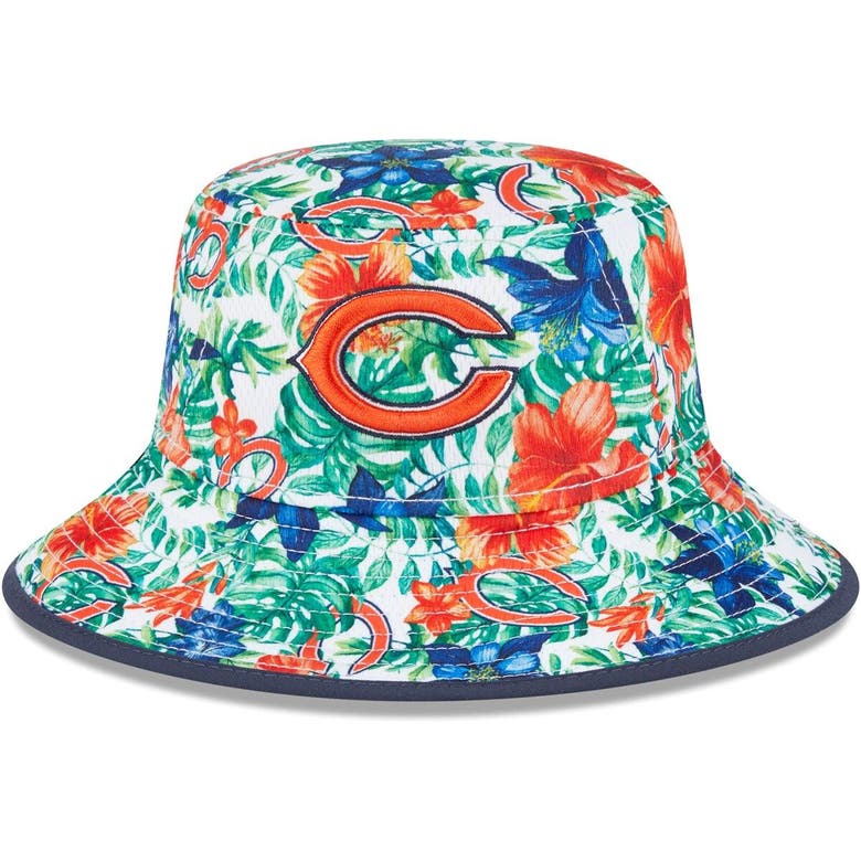 NEW ERA NEW ERA WHITE CHICAGO BEARS BOTANICAL BUCKET HAT