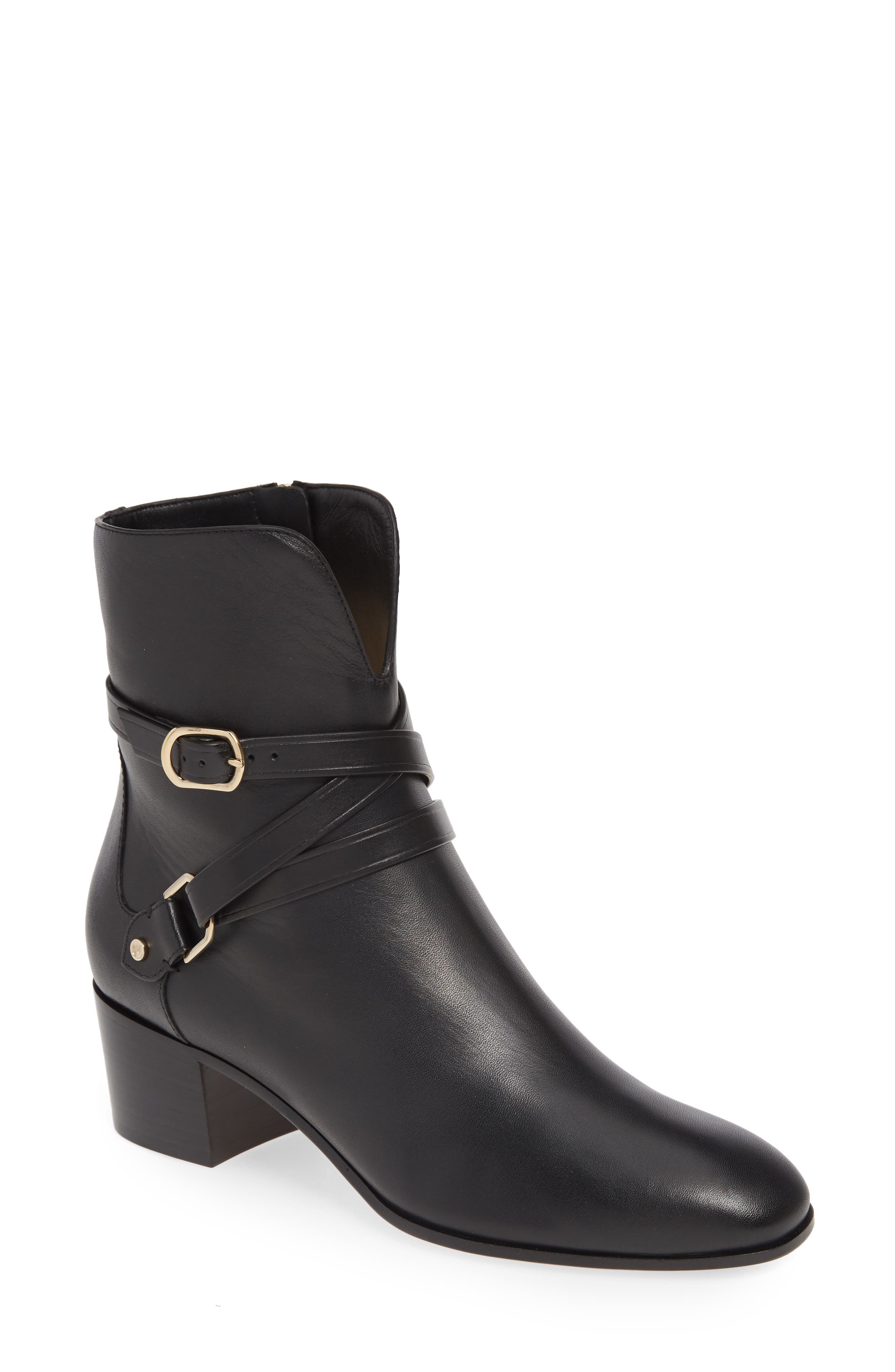 Jimmy Choo Harker Block Heel Bootie, Black
