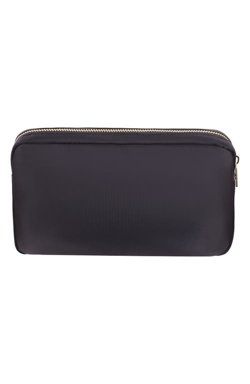 Bloc Bags Medium Heart Bow Cosmetics Bag In Black/red