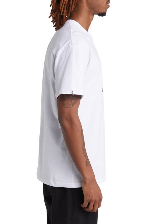 Icecream Frosty Cotton Graphic T-shirt In White
