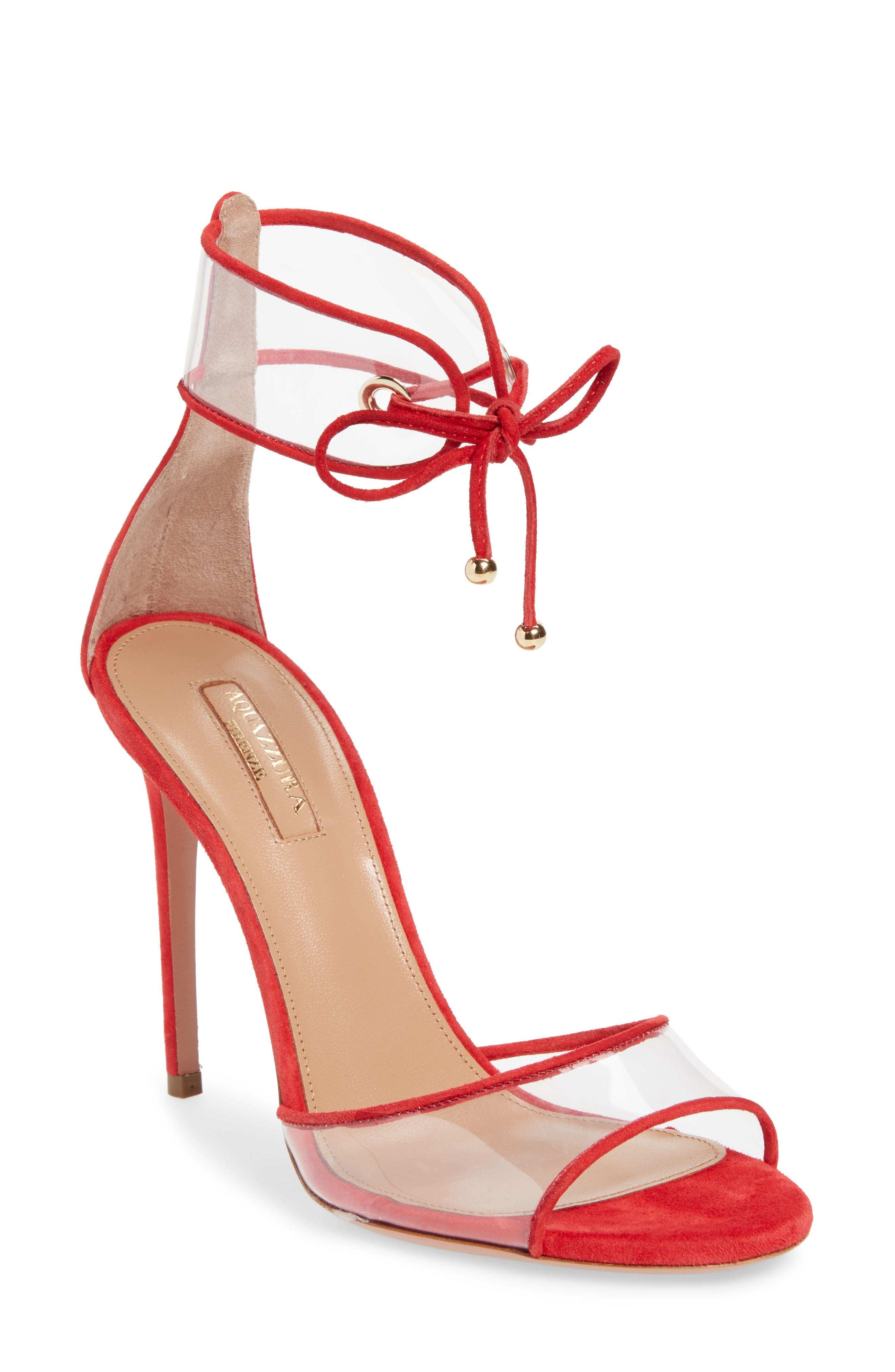 aquazzura clear heels