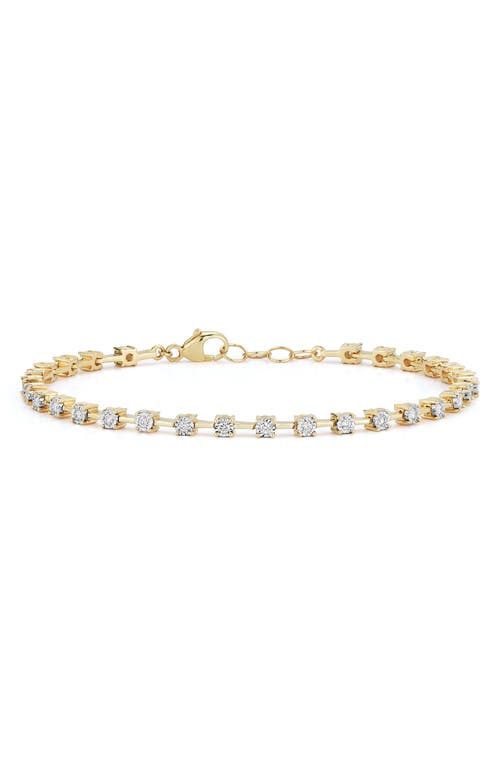 Dana Rebecca Designs Ava Bea Interval Diamond Tennis Bracelet in Yellow Gold 