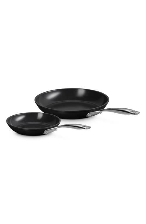 Le Creuset 2-Piece Nonstick Ceramic Frying Pan Set in Black at Nordstrom