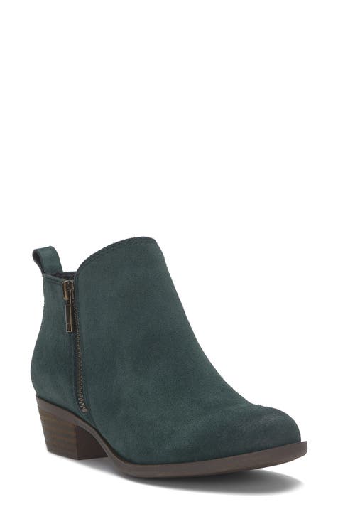 Army green ankle boots best sale