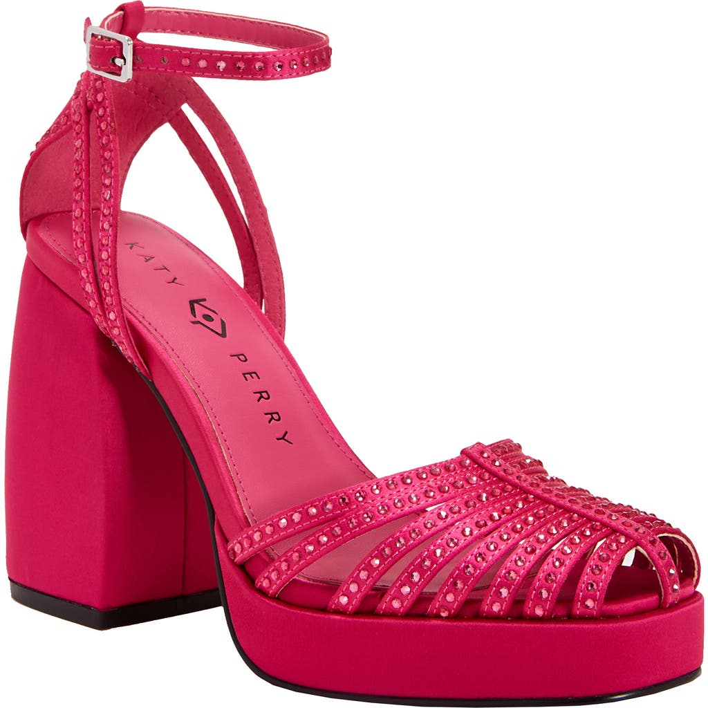 Katy Perry The Uplift Platform Sandal In Luminous Pink