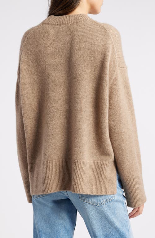 Shop Rails Miranda Crewneck Cashmere & Silk Sweater In Oatmeal