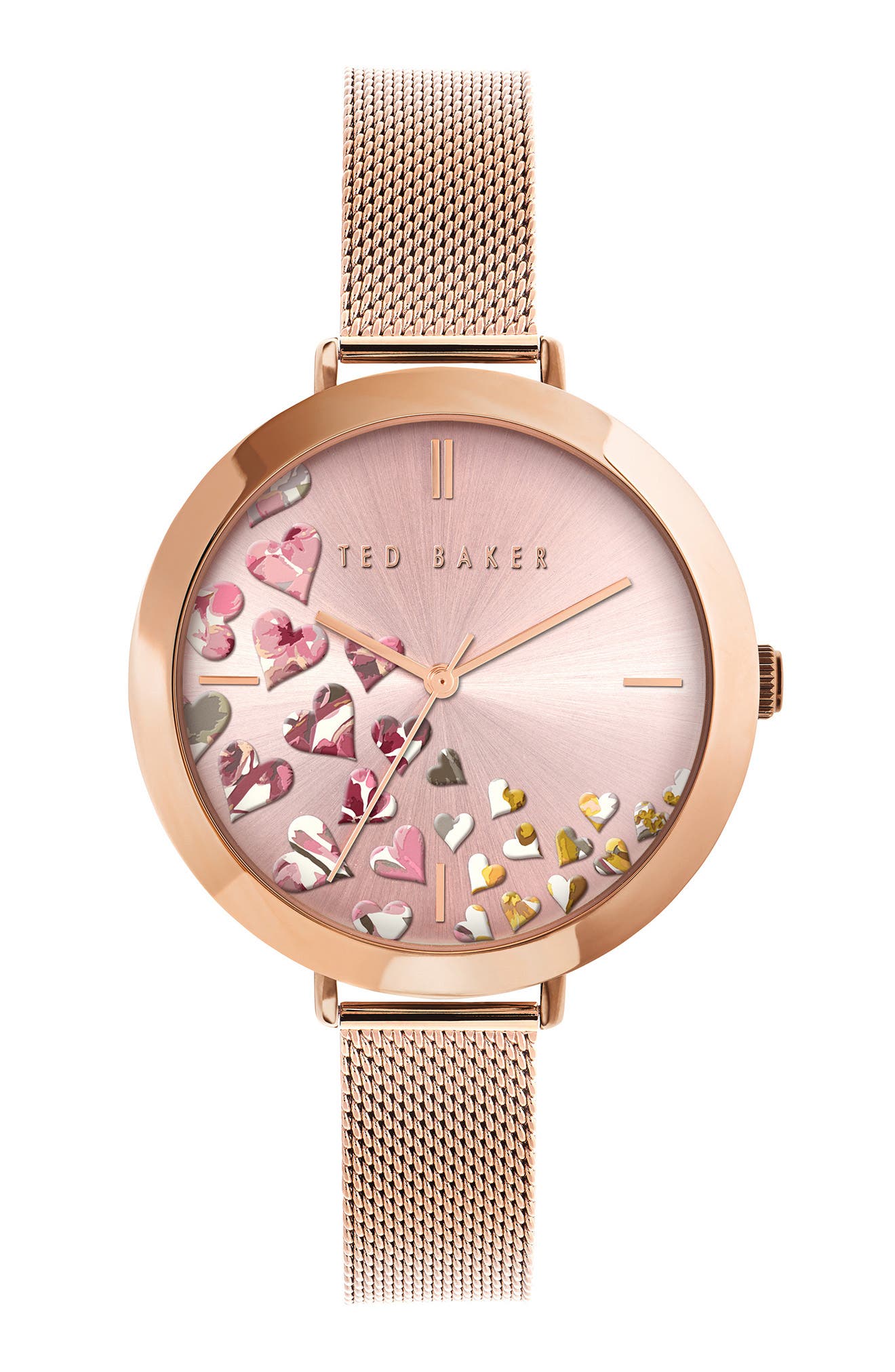 ted baker ladies rose gold watch