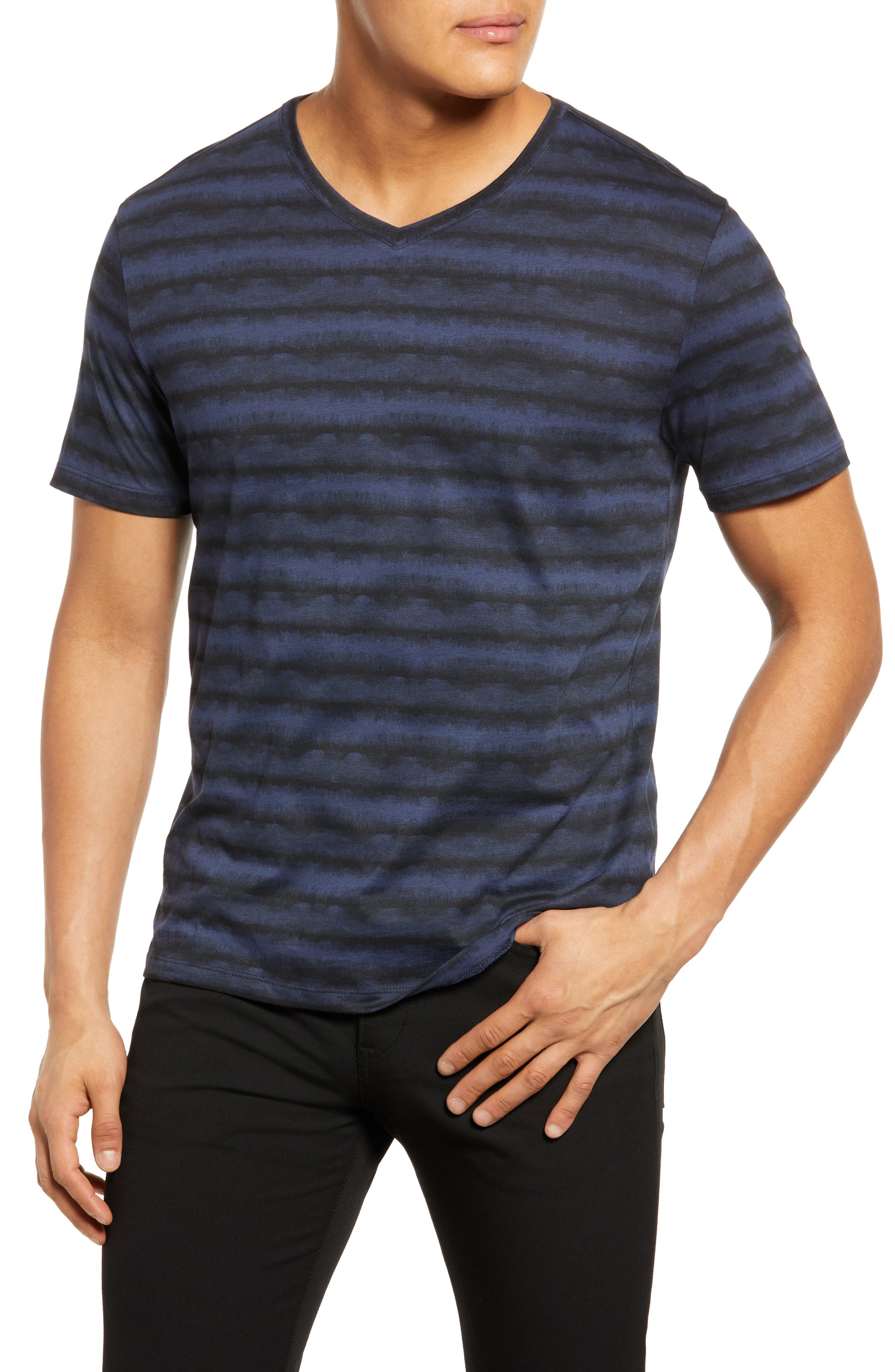 Essentials 2-Pack Slim-fit V-Neck Pocket T-Shirt Fashion-t-Shirts Homme