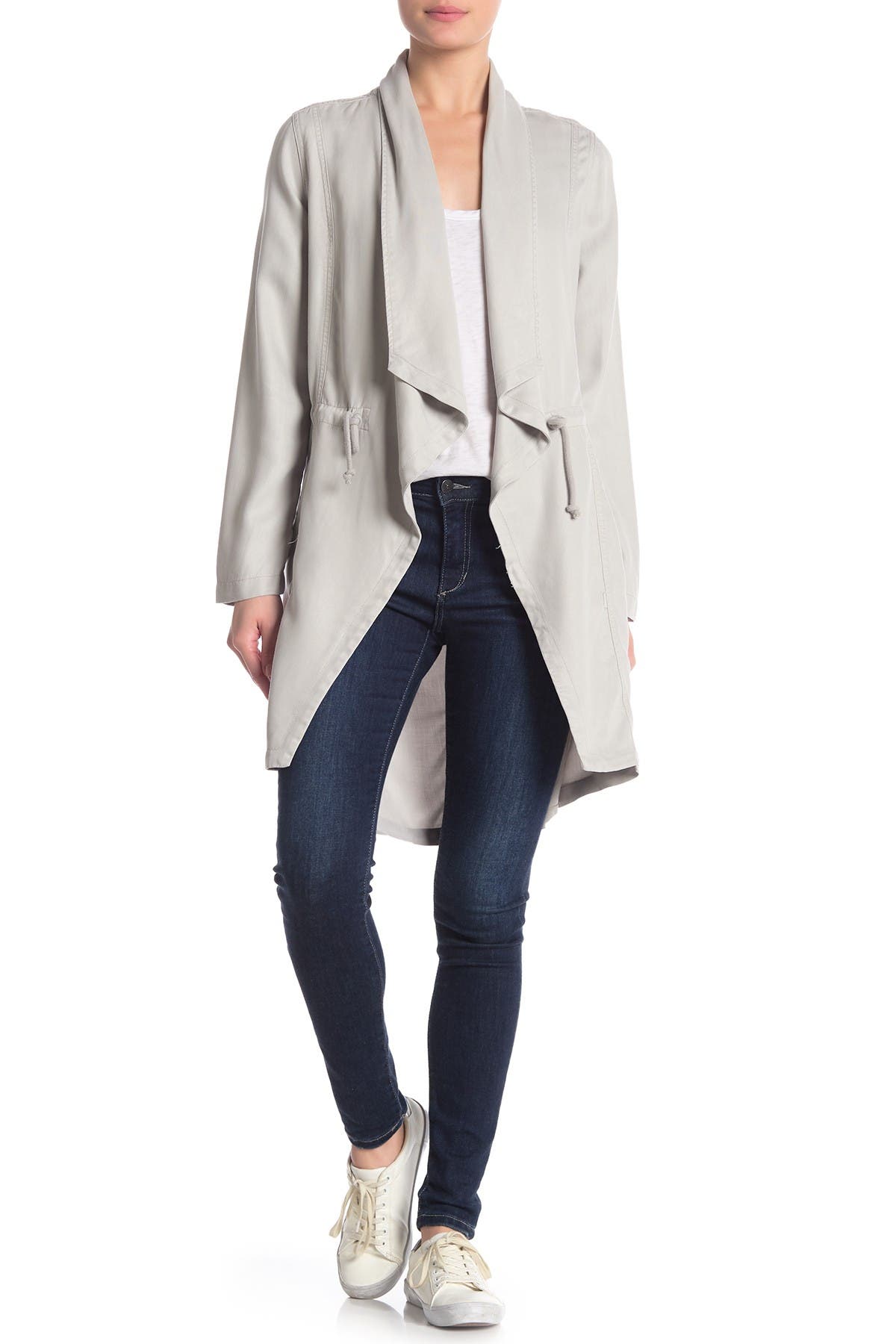 max jeans drape front jacket