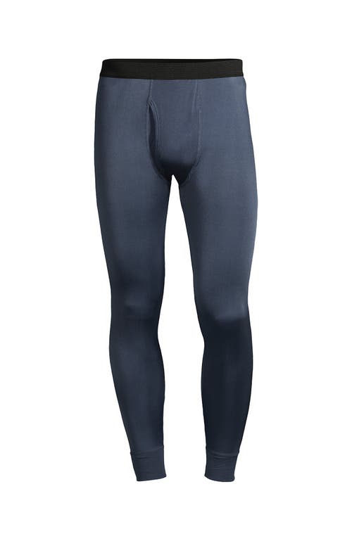 Shop Lands' End Silk Long Underwear Pants In Shale