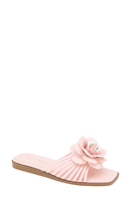 Masha Flower Appliqué Sandal in Chintz Rose