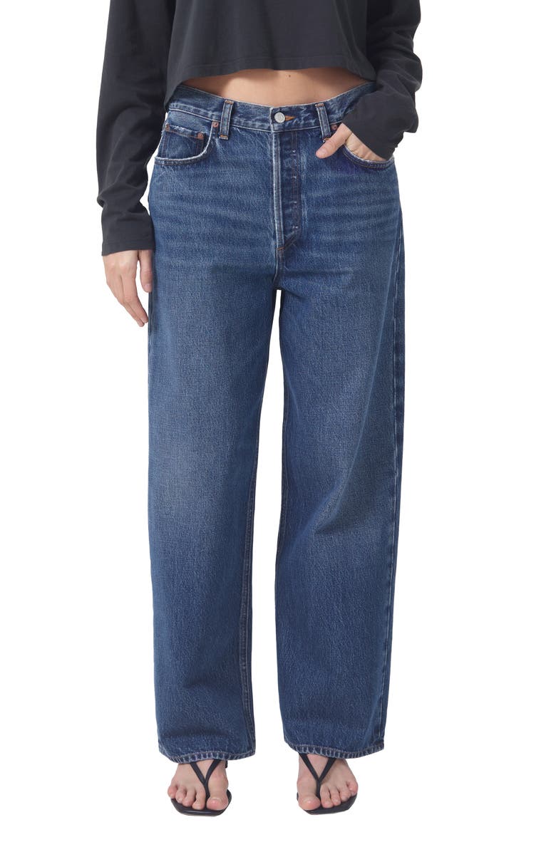AGOLDE Low Slung Baggy Organic Cotton Jeans | Nordstrom