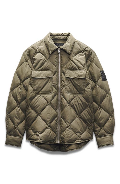 Rag & Bone Dane Quilted Jacket In Gravel