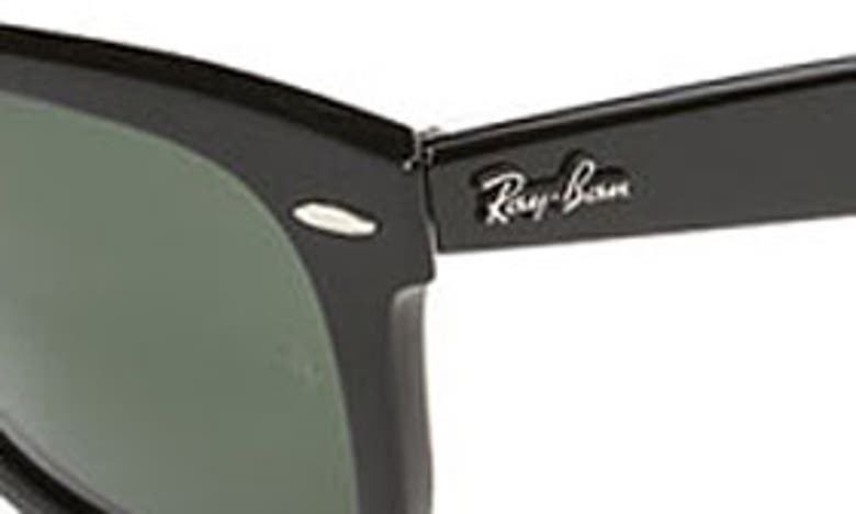 Shop Ray Ban Ray-ban 50mm Classic Wayfarer Polarized Sunglasses In Black Polarized