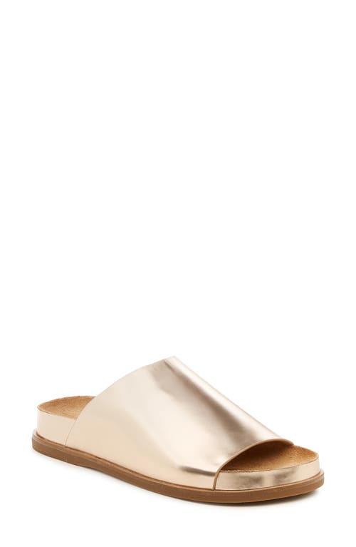 Squish Slide Sandal in New Gold