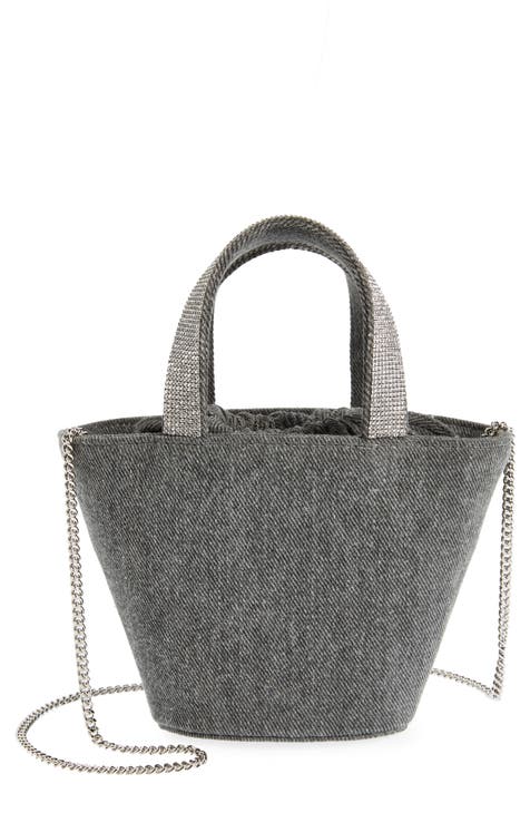 Grey best sale bucket bag