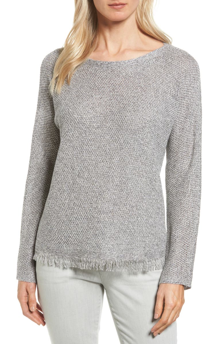 Eileen Fisher Organic Linen Pullover (Regular & Petite) | Nordstrom