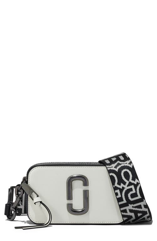 Shop Marc Jacobs The Bicolor Snapshot Bag In Black/white