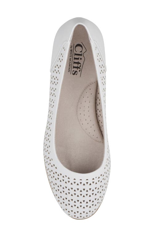 Cliffs By White Mountain Cindy Flat In White Burnished Smooth