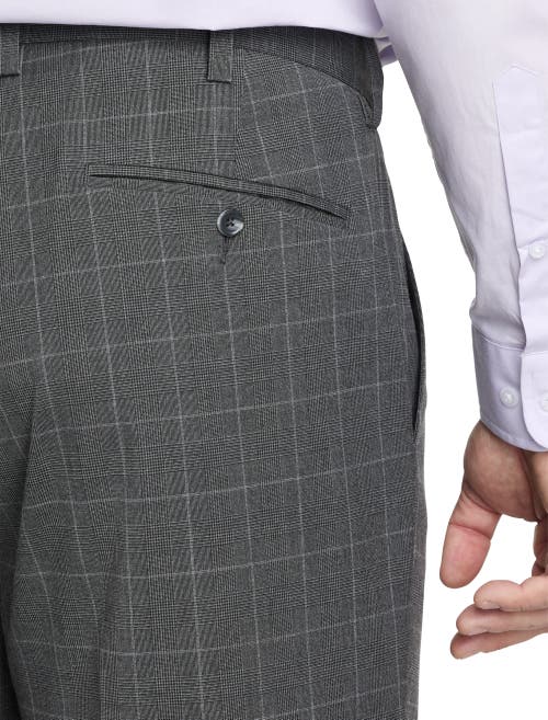 Oak Hill Houndstooth Suit Pants In Grey