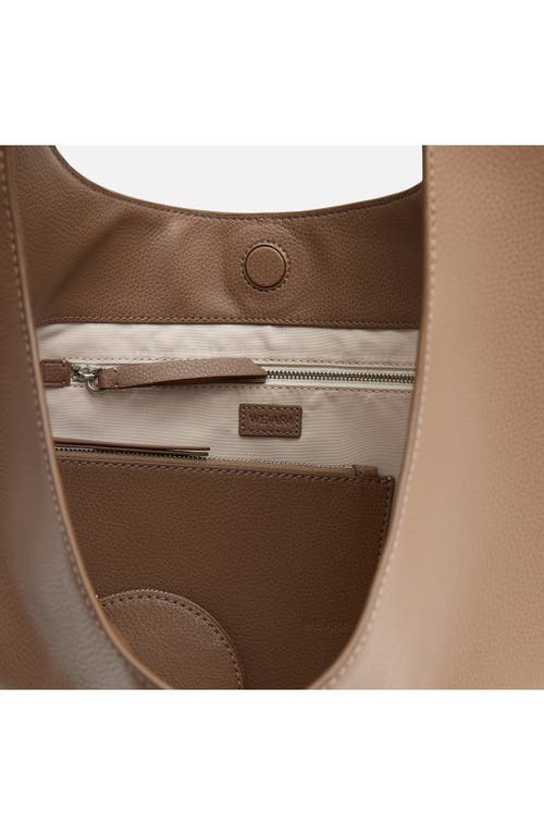 We-ar4 The H Leather Hobo Bag In French Grey