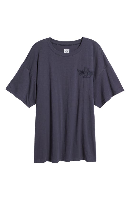 Shop Boys Lie Blue Baby Oversize T-shirt In Grey