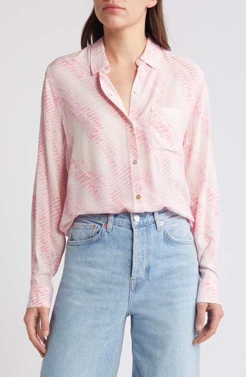 Rails Josephine Button-up Shirt In Pink